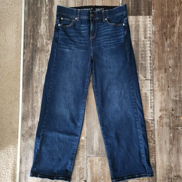 Torrid Bombshell Wide Leg High Rise Blue Jeans Size 12R - Picture 1 of 7